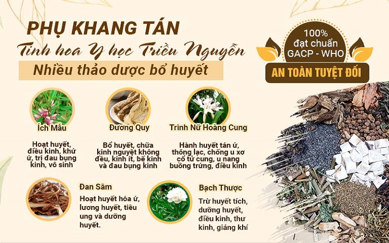 Bài thuốc Phụ khang tán