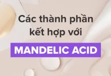 Các thành phần kết hợp với Mandelic Acid tối ưu hiệu quả chăm da