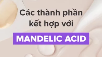 Các thành phần kết hợp với Mandelic Acid tối ưu hiệu quả chăm da